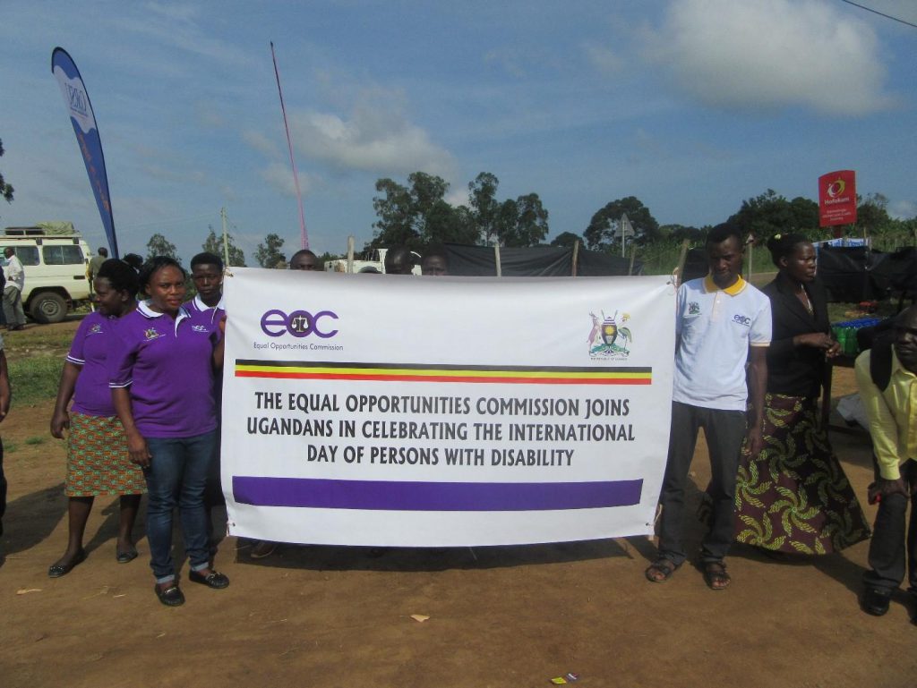 EOC staff joined other celebrants during the march in Kamwenge town